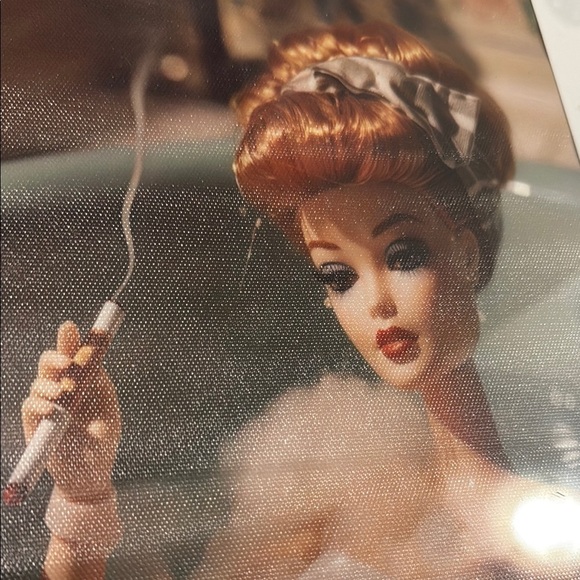 Framed Barbie Art Print - Picture 2 of 2